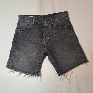 Levi's 501 XX Vintage Cutoff Denim Shorts Men's Size‎ W 30 Gray